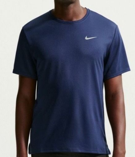 NIKE MILER DRI FIT T-SHIRT MENS NAVY